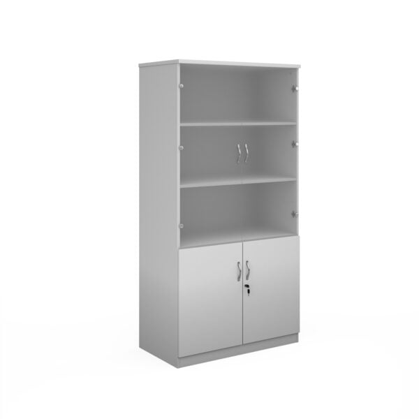 Contract 25 High Deluxe Combination Unit With Glass Upper Doors - Image 3
