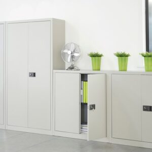 Metal cupboards