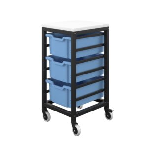 [T STOR 3D F02BLUE] Titan Storage Unit with Tray Drawers